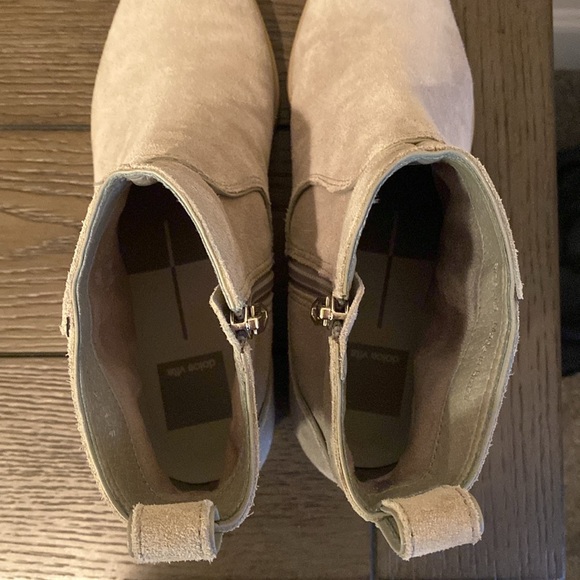 Dolce Vita Able Light Gray Suede booties - Picture 5 of 6